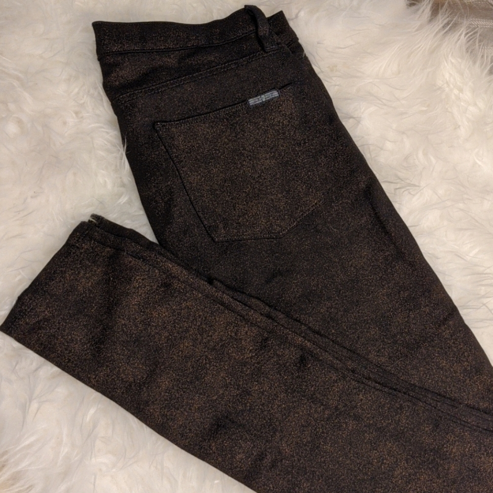 Hudson Black Shimmer Skinny Pants